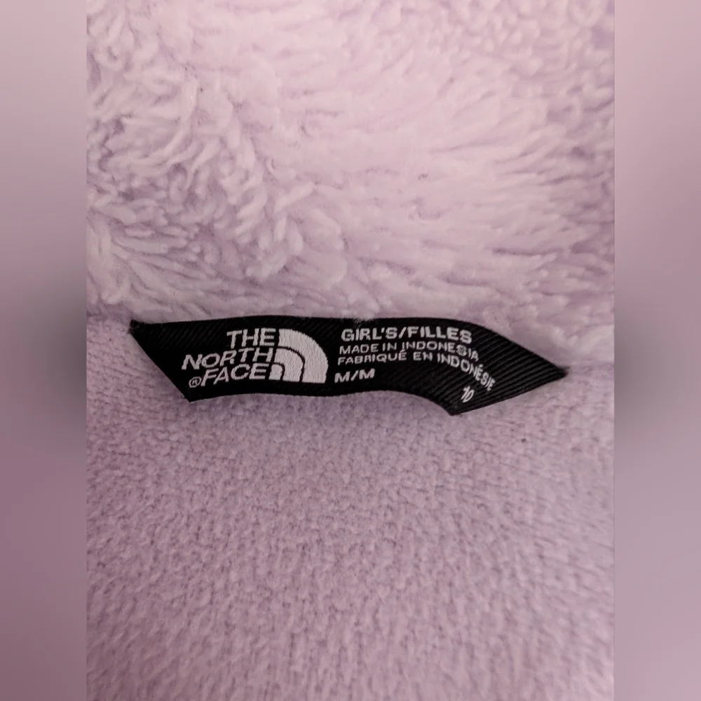 The North Face Light Purple Jacket with Faux Fur Trim